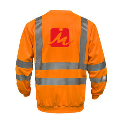Les hauts vêtements adaptés aux besoins du client de visibilité gainent longtemps le garde de sécurité Uniform Shirts
