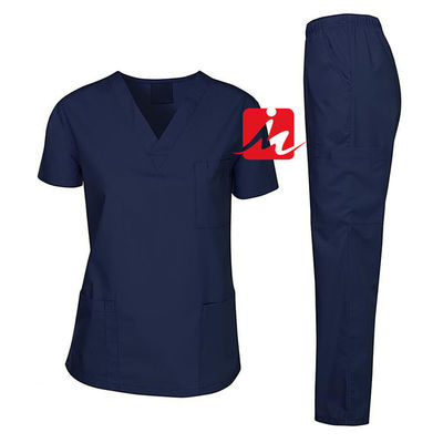 Non-toxiques personnalisés fonctionnent l'infirmière médicale lisse respirable uniforme Uniform