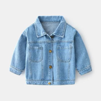 veste en gros de ressort de reclye et de denim des garçons occasionnels d'automne pour des enfants