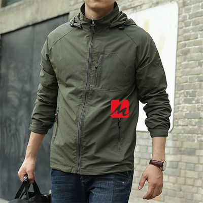 Manteau occasionnel de vestes de l'anorak des hommes imperméables à capuchon militaires d'anorak