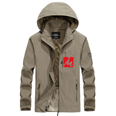 Manteau occasionnel de vestes de l'anorak des hommes imperméables à capuchon militaires d'anorak