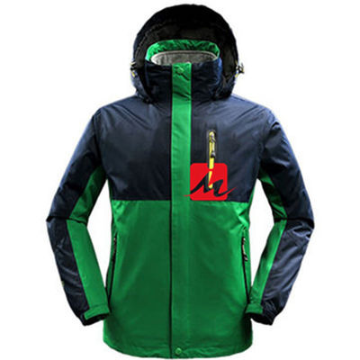 3 dans des vestes imperméables de 1 Softshell imperméabilisez augmenter la veste Couture-scellée