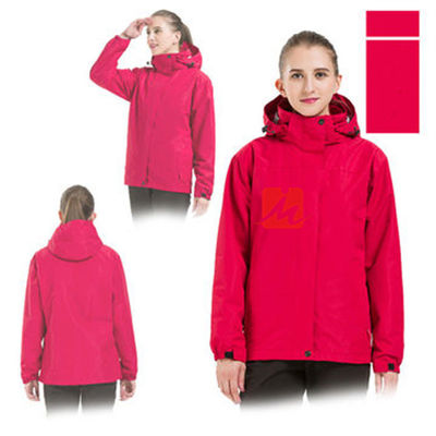 Vestes imperméables colorées Ski Snow Jacket With Hood d'anorak