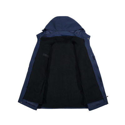 Veste imperméable de doublure de polyester d'ouatine d'hiver de vestes de Softshell d'anorak
