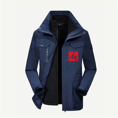 Veste imperméable de doublure de polyester d'ouatine d'hiver de vestes de Softshell d'anorak