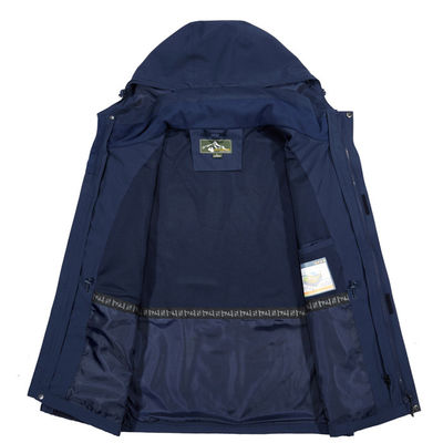 Veste imperméable de doublure de polyester d'ouatine d'hiver de vestes de Softshell d'anorak