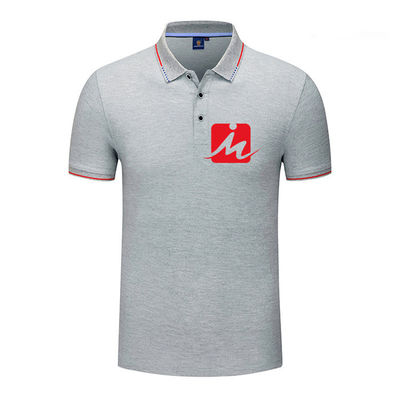 Les T-shirts occasionnels du coton des hommes d'OEM ont tricoté le golf respirable Polo Shirts