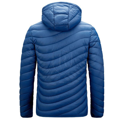 L'hiver de veste capitonné par décolleur d'hommes gardent la veste chaude campante de bulle