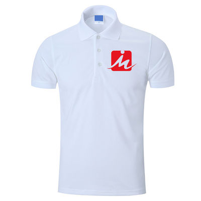 La piqué 100% respirable de rayonne de 240 GSM Polo Shirts a brodé Polo Shirts des hommes de coton