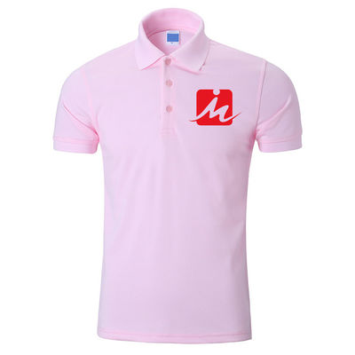 La piqué 100% respirable de rayonne de 240 GSM Polo Shirts a brodé Polo Shirts des hommes de coton
