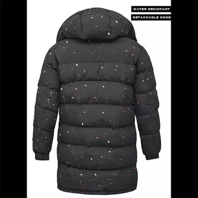 Survêtement chaud fait sur commande d'hiver de veste capitonné par décolleur BRILLANT en bas de veste