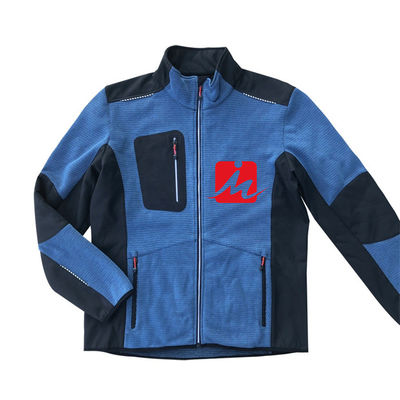 Sweat shirt respirable personnalisé protégeant du vent de polyester de débouché uniforme de travail