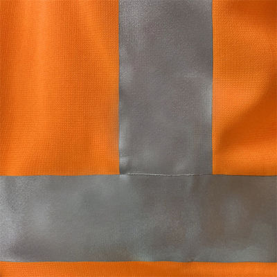 Les hauts vêtements adaptés aux besoins du client de visibilité gainent longtemps le garde de sécurité Uniform Shirts