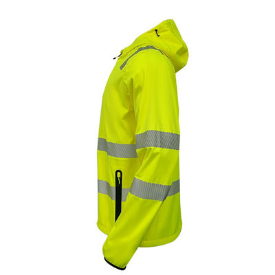Hauts vêtements de travail imperméables de Vis Uniform Reflective Work Jacket de vêtements de visibilité salut