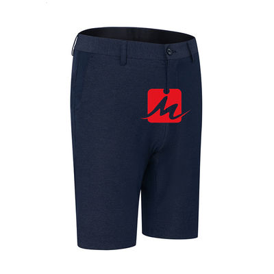 Le golf respirable de bout droit de genou court-circuite des shorts viables de polyester de Spandex