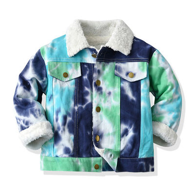 L'enfant des filles de broderie de denim de vestes des garçons faits sur commande d'OEM Outwear la veste