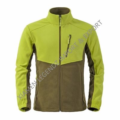 Veste occasionnelle de hausse extérieure d'ouatine de laine polaire de polyester de veste d'OEM