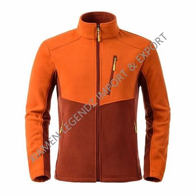 Veste occasionnelle de hausse extérieure d'ouatine de laine polaire de polyester de veste d'OEM