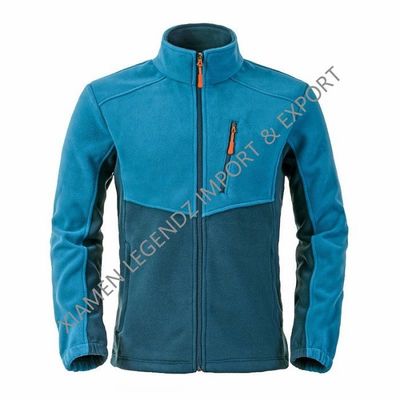 Veste occasionnelle de hausse extérieure d'ouatine de laine polaire de polyester de veste d'OEM