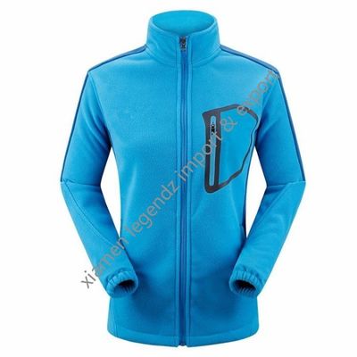 La veste classique d'hiver de sport de Mountainnering pour des femmes ferment la fermeture éclair la veste épaisse d'ouatine de polyester