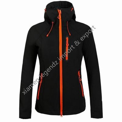 Survêtement respirable extérieur de femmes d'hiver de vestes imperméables fonctionnelles de Softshell