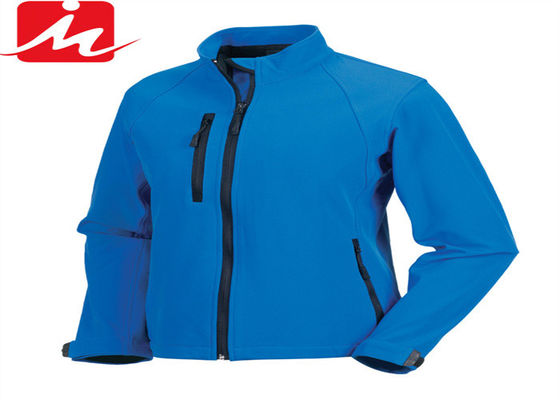 Veste respirable de Softshell de polyester du Spandex des hommes de veste d'hiver de produit hydrofuge
