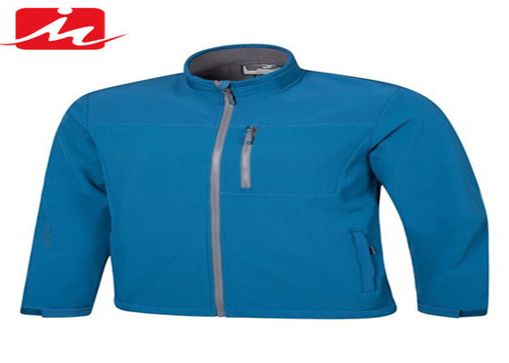 Veste respirable de Softshell de polyester du Spandex des hommes de veste d'hiver de produit hydrofuge