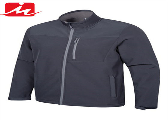 Veste respirable de Softshell de polyester du Spandex des hommes de veste d'hiver de produit hydrofuge