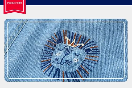 veste en gros de ressort de reclye et de denim des garçons occasionnels d'automne pour des enfants