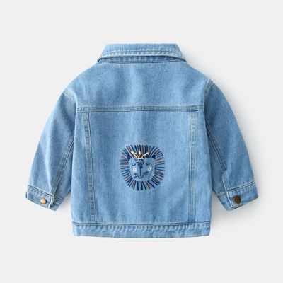 veste en gros de ressort de reclye et de denim des garçons occasionnels d'automne pour des enfants