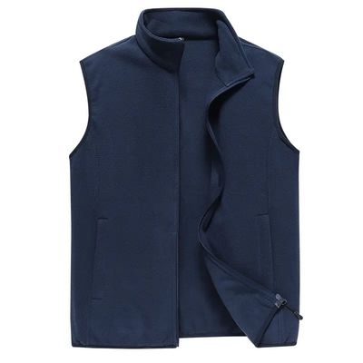 Gilet en molleton pour sports de plein air en molleton polaire Rpet respirant coupe-vent pour homme