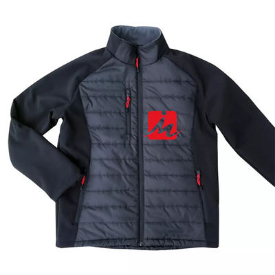 Veste chaude mince externe adaptée aux besoins du client de Softshell de vestes imperméables d'anorak